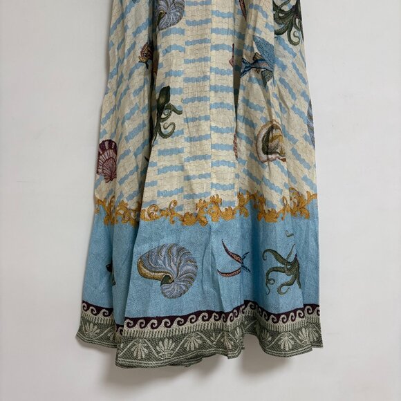 Alemais jellyfish pleated linen midi dress - Picture 7 of 15